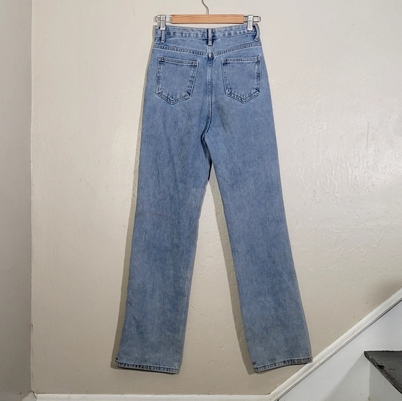 The Kript Lightwashed Crossover Jeans - Picture 2 of 6